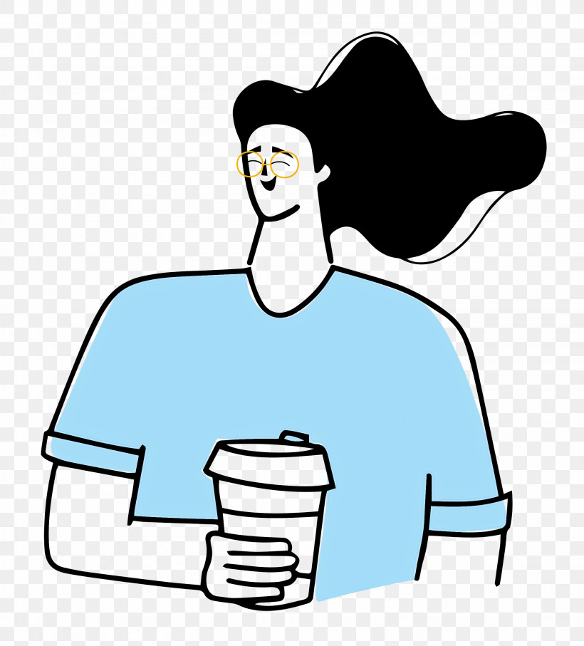 Holding Coffee, PNG, 2258x2500px, Holding Coffee, Clothing, Drawing, Family, Fashion Download Free