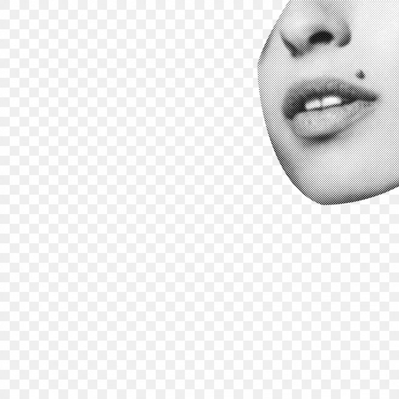 Lip Cheek Face Chin Open-source Software, PNG, 1024x1024px, Lip, Beauty, Black And White, Cheek, Chin Download Free