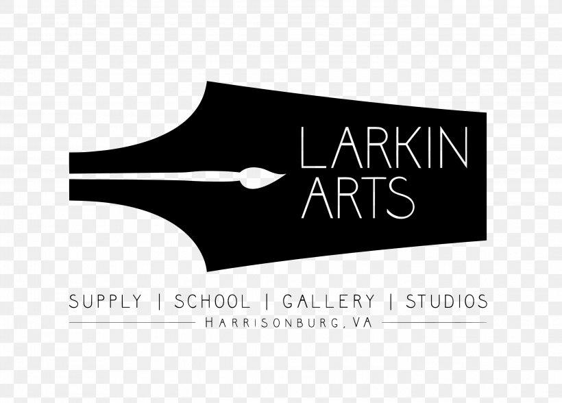 Logo Larkin Arts Graphic Designer Brand, PNG, 2786x2001px, Logo, Art, Artist, Black, Black And White Download Free