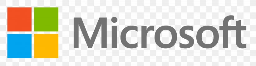 Microsoft Logo, PNG, 3692x959px, Microsoft, Area, Brand, Computer, Computer Software Download Free