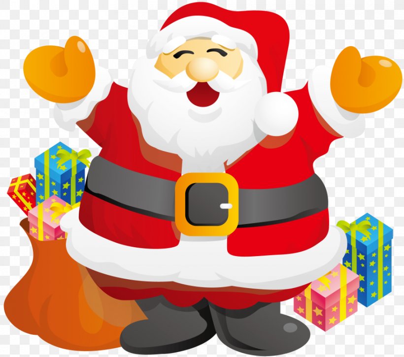 Santa Claus Mrs. Claus Christmas Day Clip Art, PNG, 907x803px, Santa Claus, Christmas, Christmas Day, Christmas Gift, Christmas Ornament Download Free