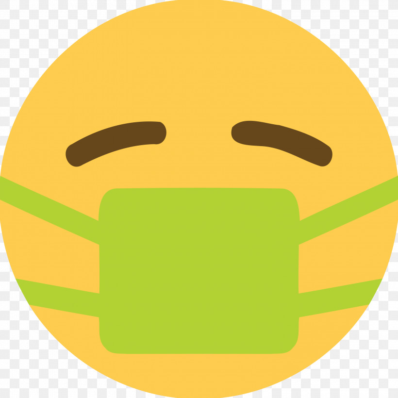 Emoji With Mask Corona Coronavirus, PNG, 3000x3000px, Emoji With Mask, Cartoon, Circle, Convid, Corona Download Free