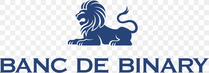 Logo Banc De Binary Bank Brand Font, PNG, 2000x705px, Logo, Banc De Binary, Bank, Binary Option, Blue Download Free