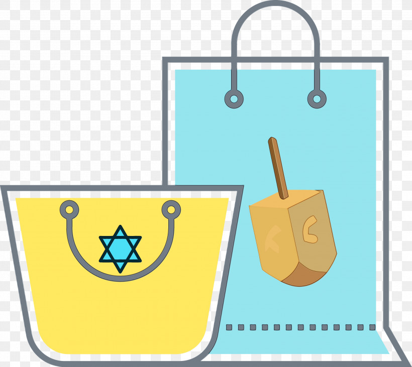 Bag Icon, PNG, 3000x2678px, Happy Hanukkah, Bag, Paint, Watercolor, Wet Ink Download Free