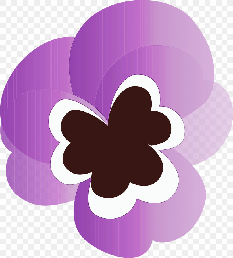 Violet Purple Petal Plant Butterfly, PNG, 2709x3000px, Pansy, Butterfly, Paint, Petal, Plant Download Free