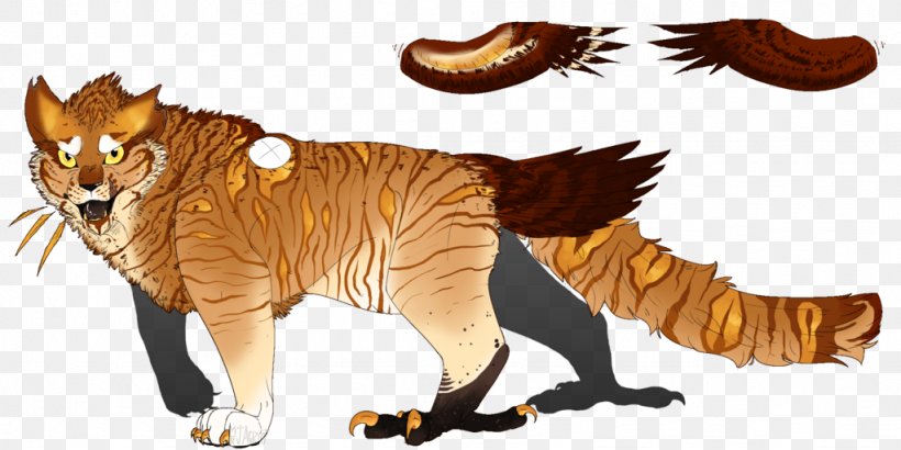 Cat Golden Tiger Animal Eagle, PNG, 1024x512px, Cat, Animal, Animal Figure, Art, Big Cat Download Free