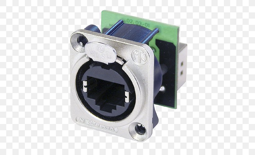 Category 5 Cable EtherCON Neutrik XLR Connector Electrical Connector, PNG, 500x500px, Category 5 Cable, Category 6 Cable, Dante, Electrical Cable, Electrical Connector Download Free