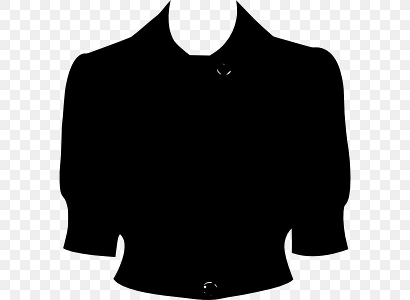 Coat Clothing Jacket Clip Art, PNG, 582x600px, Coat, Black, Black And White, Clothing, Dress Download Free