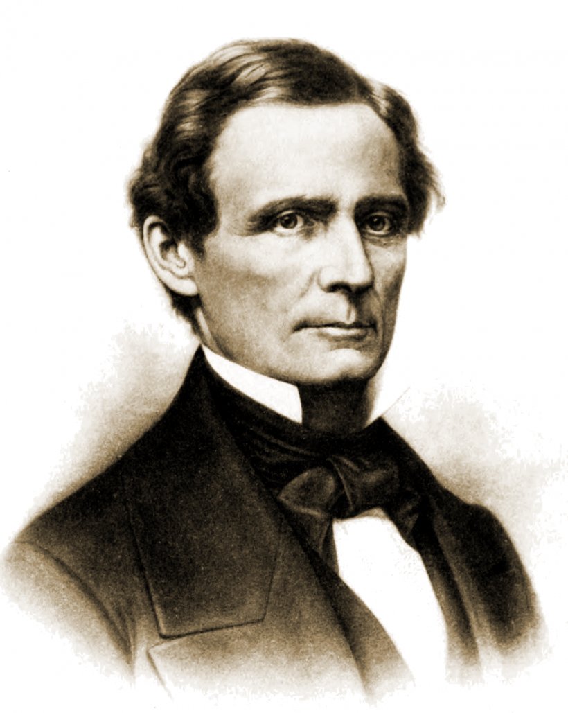 Jefferson Davis Confederate States Of America American Civil War Southern United States Confederate States Presidential Election, 1861, PNG, 1430x1796px, Jefferson Davis, Alexander H Stephens, American Civil War, Black And White, Chin Download Free