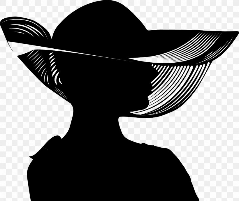 Silhouette Woman With A Hat Image Photography Hat Black, PNG, 1280x1078px, Silhouette, Art, Blackandwhite, Costume Hat, Cowboy Hat Download Free