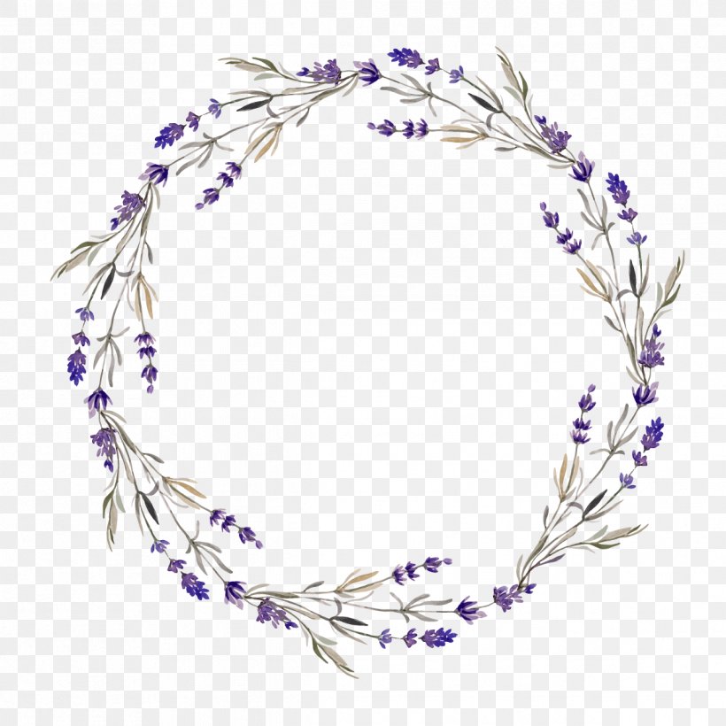 Lavender Flower Wreath Clip Art, PNG, 1191x1191px, Lavender, Body Jewelry, Branch, Color, Drawing Download Free