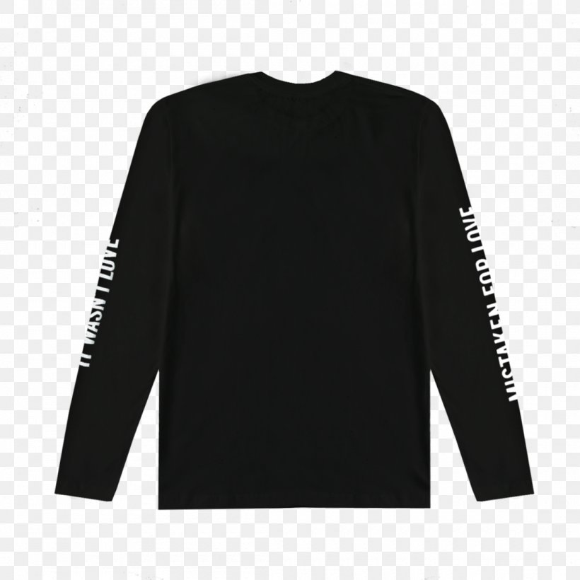 Long-sleeved T-shirt Crew Neck, PNG, 1100x1100px, Tshirt, Black, Brand, Clothing, Crew Neck Download Free
