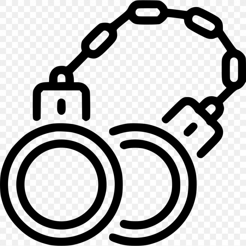Cufflinks Icon, PNG, 980x982px, Handcuffs, Line Art, Police, Text Download Free