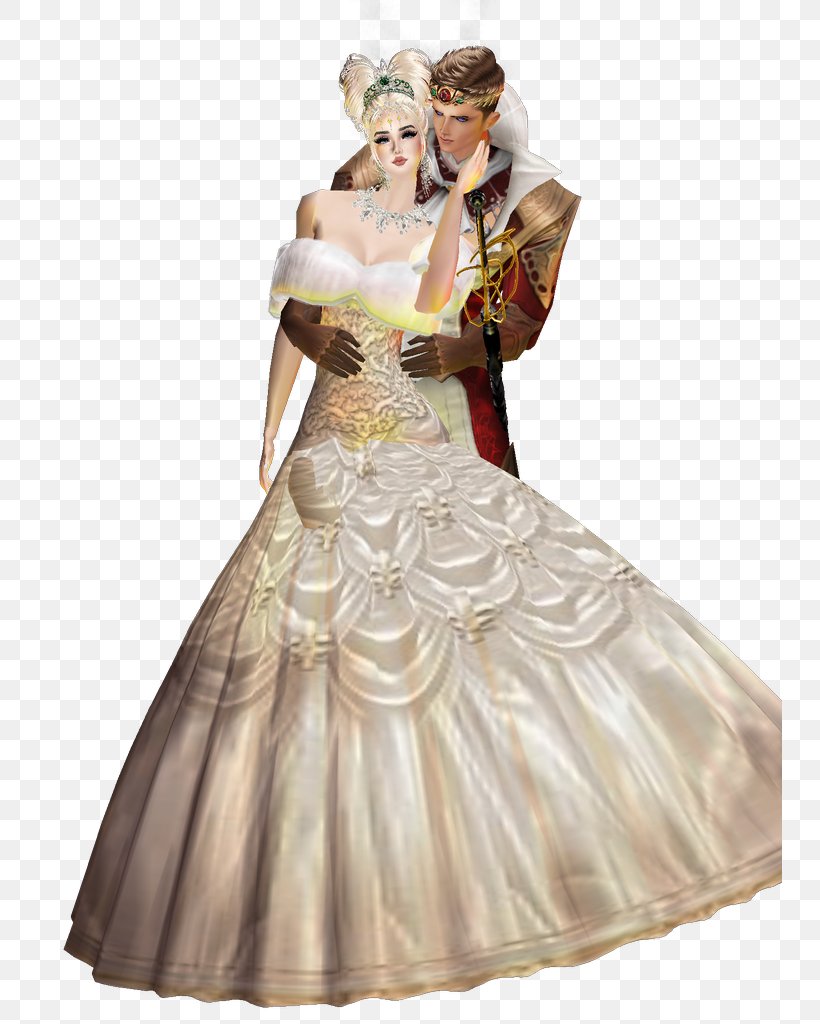 Wedding Dress Bride Avatar IMVU, PNG, 744x1024px, Wedding Dress, Avatar, Bridal Clothing, Bride, Costume Download Free