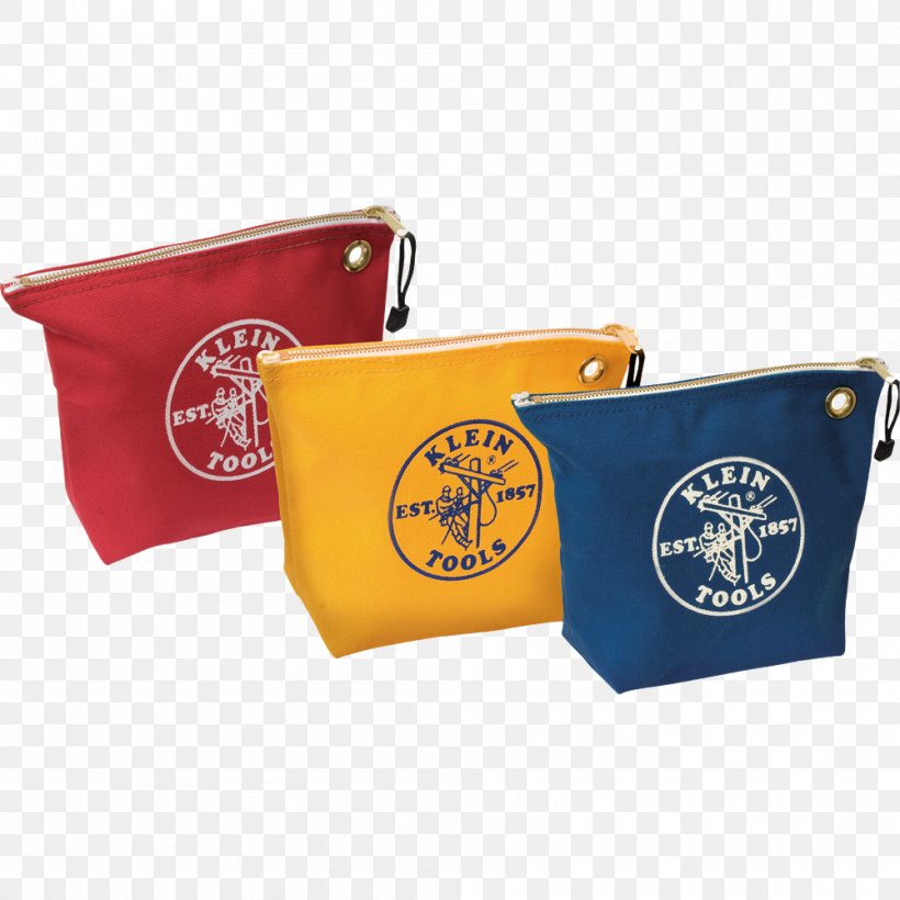 Klein Tools Zipper Bags Klein Tools 5140 Canvas Zipper Bags Klein Tools Assorted Canvas Zipper Bags, PNG, 1000x1000px, Klein Tools, Bag, Brand, Coin Purse, Electric Blue Download Free