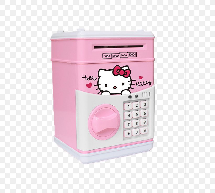 Hello Kitty Piggy Bank Money Automated Teller Machine, PNG, 741x736px, Hello Kitty, Automated Teller Machine, Bank, Bank Of Valletta, Child Download Free