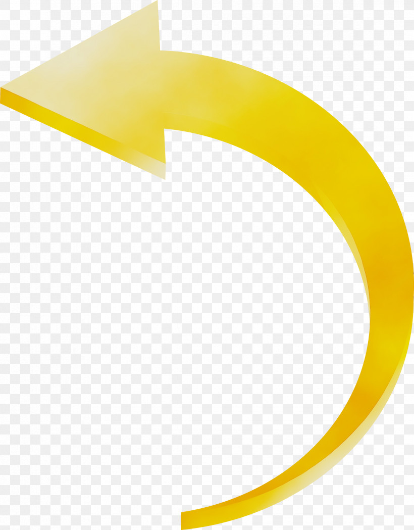 Yellow Font Symbol Logo, PNG, 2343x2999px, Arrow, Logo, Paint, Symbol, Watercolor Download Free