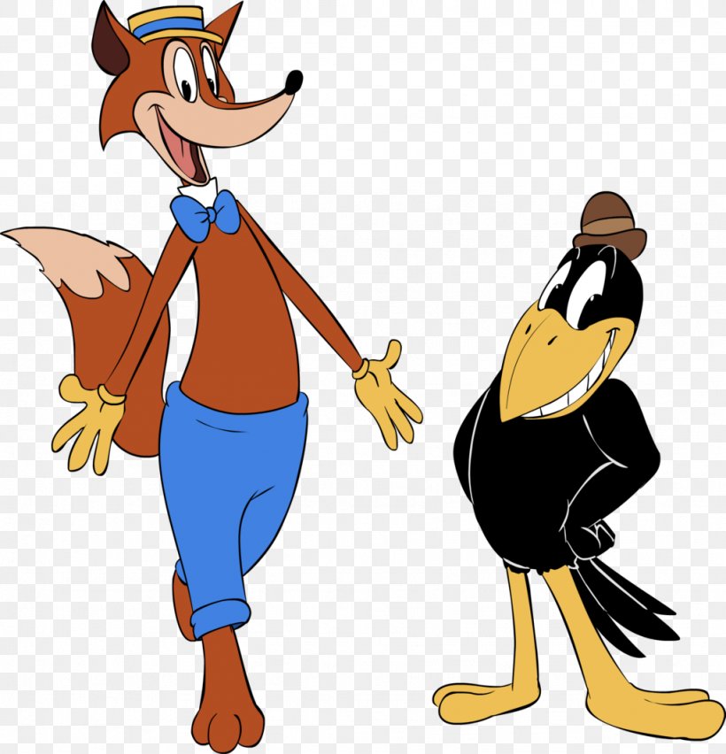 Daffy Duck The Fox And The Crow Donald Duck Character, PNG, 1024x1064px, Daffy Duck, Animation, Art, Beak, Bird Download Free