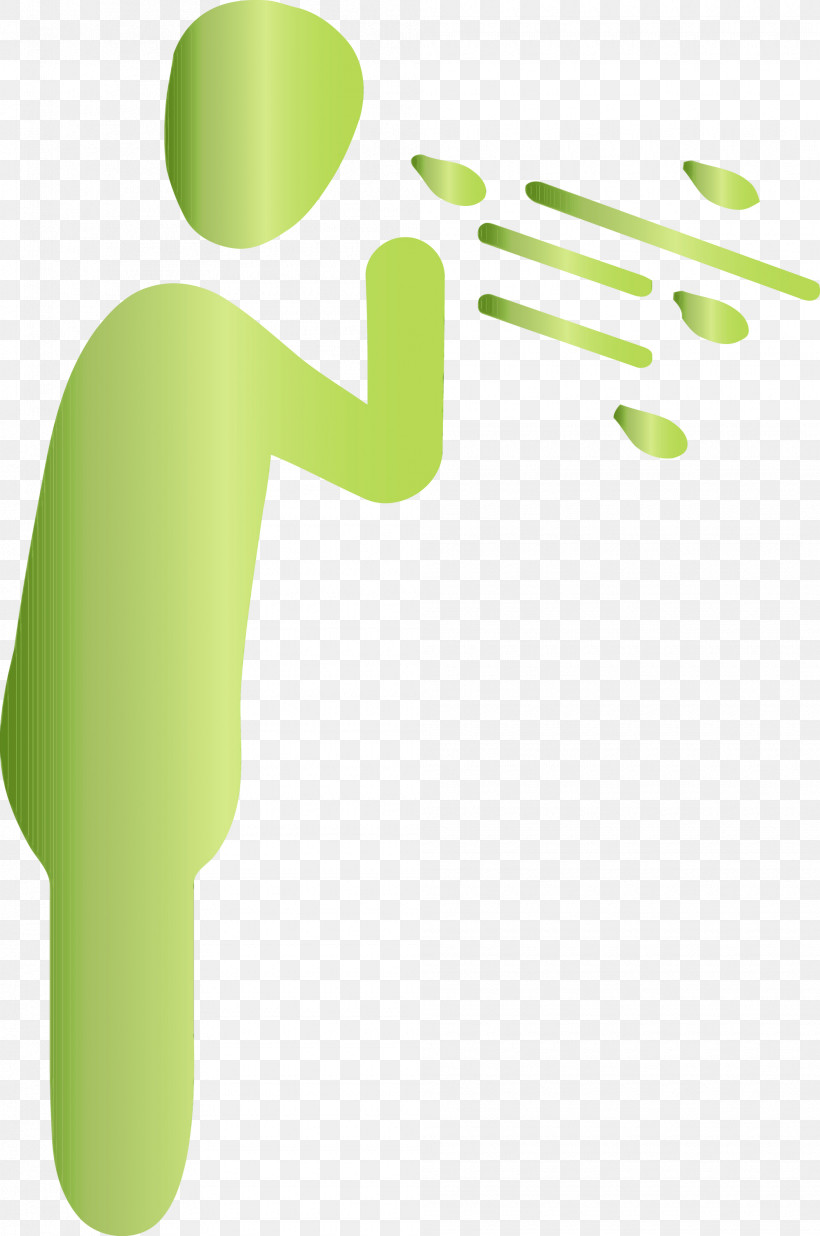 Green Logo Gesture, PNG, 1990x3000px, Cough, Covid, Flu, Gesture, Green Download Free