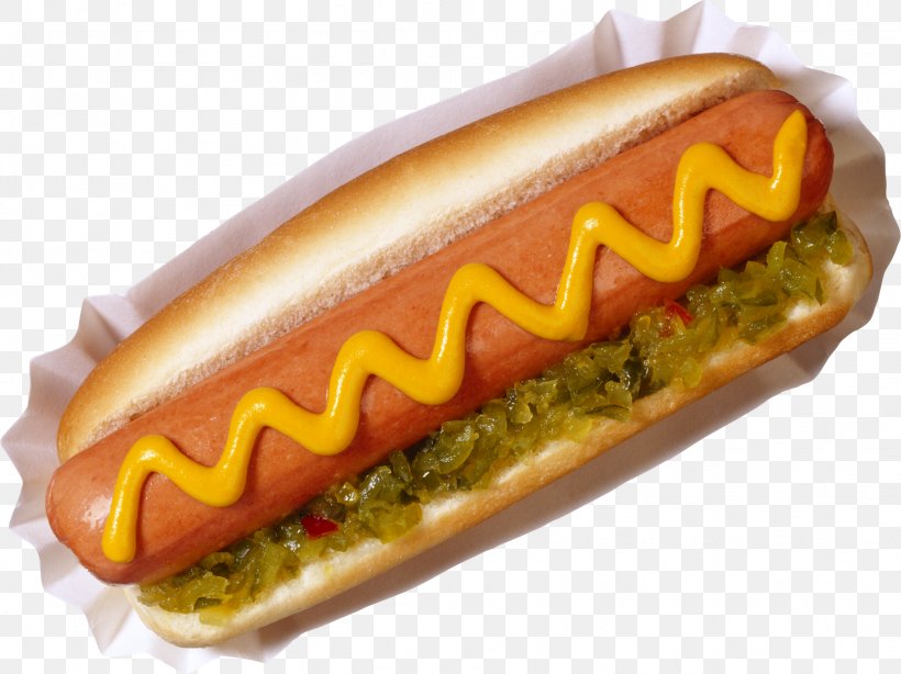 Hot Dog Fast Food Bacon, PNG, 1664x1247px, Hot Dog, American Food, Bacon, Bockwurst, Breakfast Sandwich Download Free