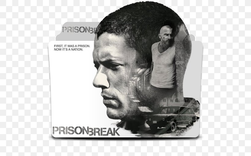 Michael Scofield Lincoln Burrows Prison Break, PNG, 512x512px, Michael Scofield, Album Cover, Black And White, Brand, Dominic Purcell Download Free
