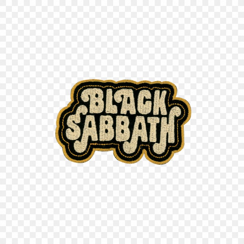 Black Sabbath Logo Sewing Brand Font, PNG, 1024x1024px, Black Sabbath, Brand, Label, Leather, Logo Download Free