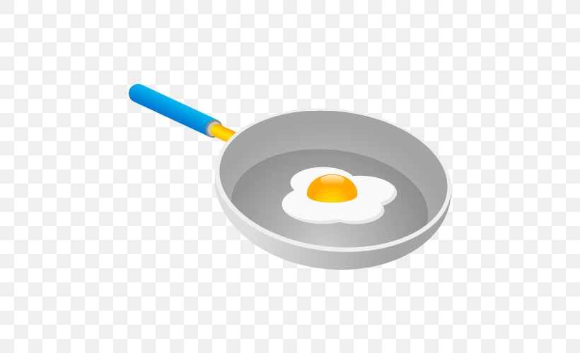 Fried Egg Omelette Frying Pan Chicken, PNG, 500x500px, Fried Egg, Bread, Chicken, Chicken Egg, Cutlery Download Free