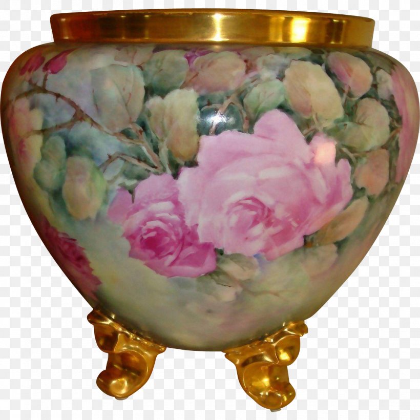 Limoges Rose Vase Jardiniere Porcelain, PNG, 1105x1105px, Limoges, Antique, Artifact, Bavaria, China Painting Download Free