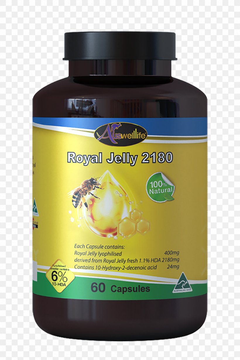 Dietary Supplement นมผึ้ง Royal Jelly Auswelllife Bee Capsule, PNG, 900x1350px, Dietary Supplement, Antioxidant, Bee, Capsule, Food Download Free