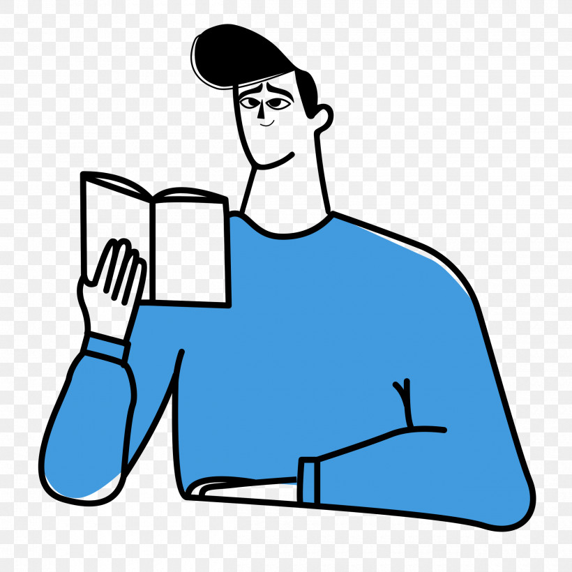 Reading Book, PNG, 2500x2500px, Reading Book, Blog, Cartoon, Digital Marketing, Hm Download Free