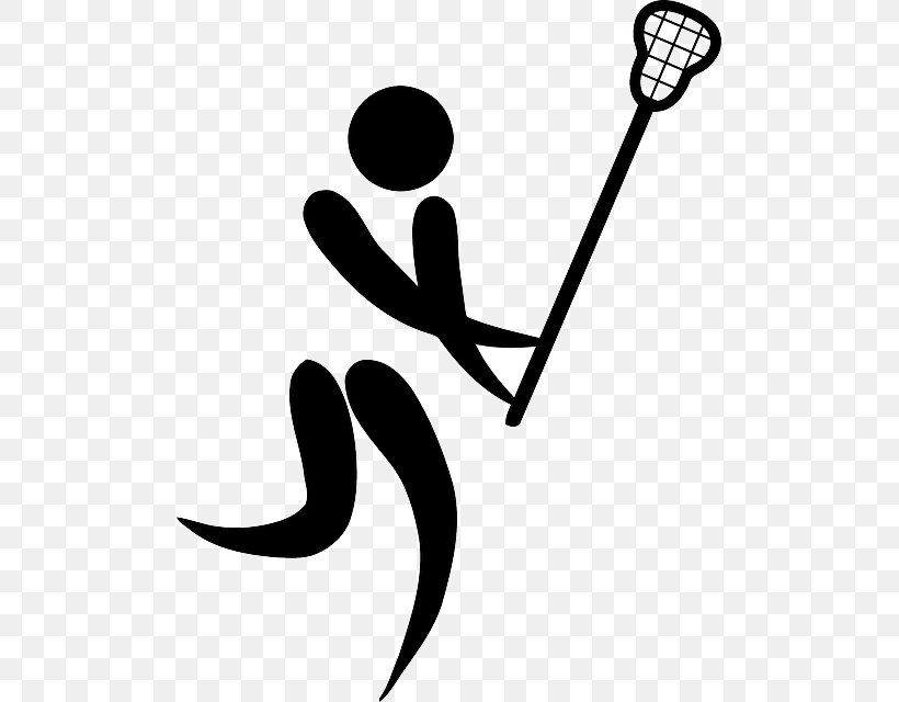 Summer Olympic Games Lacrosse Clip Art Vector Graphics, PNG, 497x640px, Summer Olympic Games, Area, Artwork, Black, Black And White Download Free