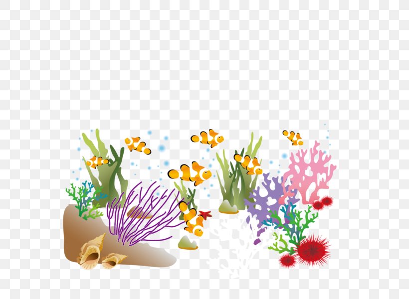 Seabed Coral Le Monde Sous-marin Euclidean Vector Floral Design, PNG, 600x600px, Seabed, Aquarium Decor, Art, Coral, Cut Flowers Download Free