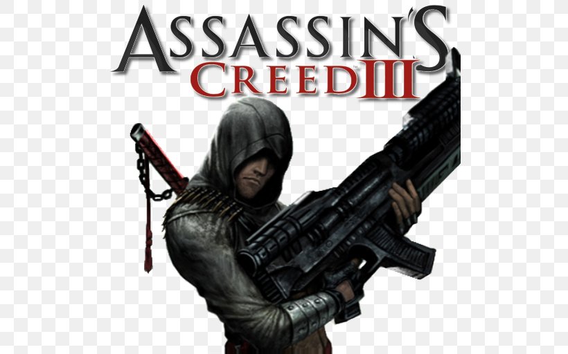 Assassin's Creed III Assassin's Creed: Revelations Assassin's Creed: Altaïr's Chronicles Assassin's Creed: Bloodlines, PNG, 512x512px, Ezio Auditore, Air Gun, Assassins, Firearm, Gun Download Free