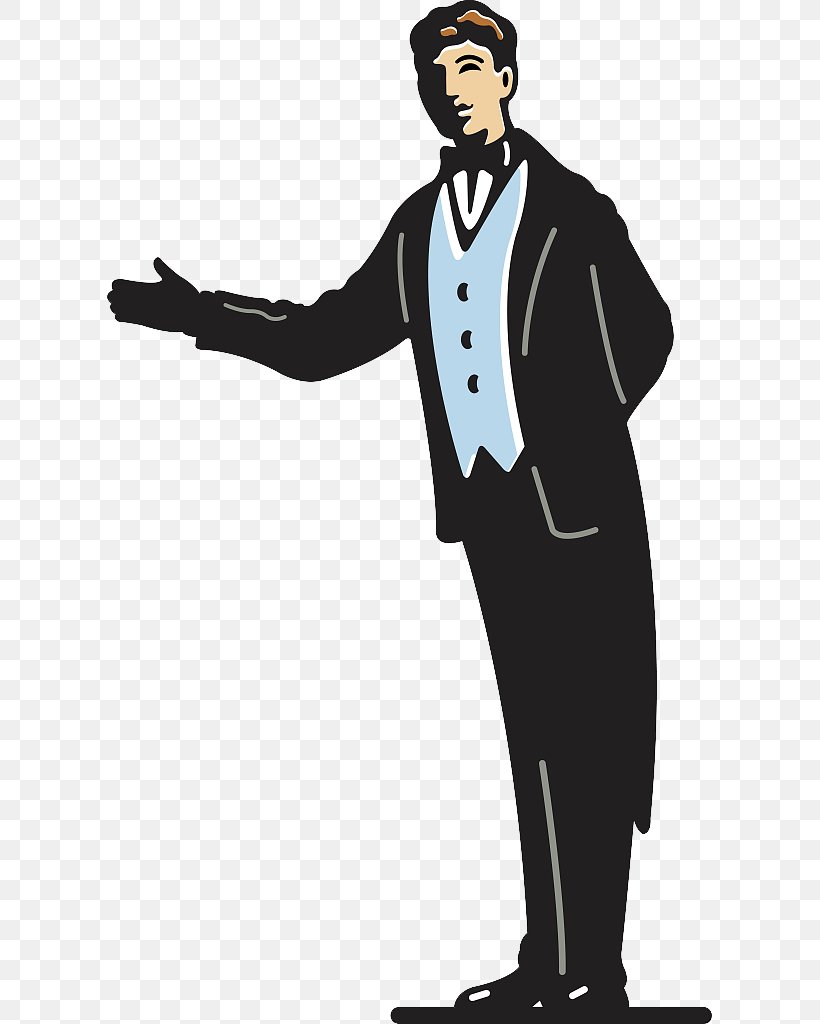 Butler Clip Art, PNG, 605x1024px, Butler, Black And White, Blog, Business, Formal Wear Download Free