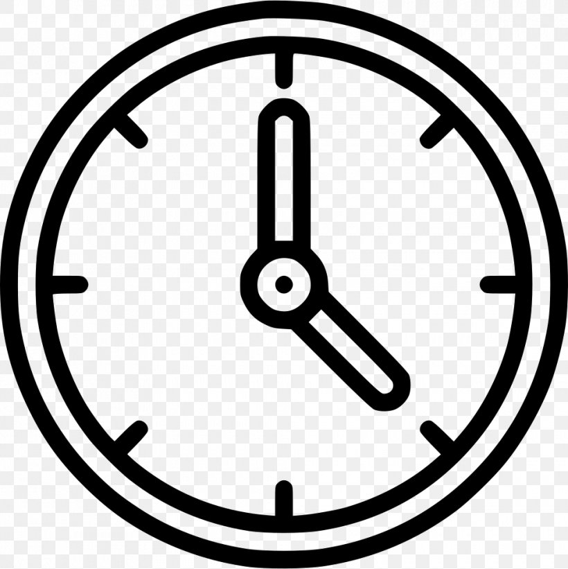 Time & Attendance Clocks, PNG, 980x982px, Time Attendance Clocks, Alarm Clocks, Area, Black And White, Clock Download Free