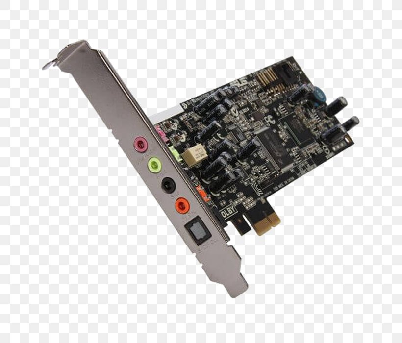 Sound Cards & Audio Adapters Asus Xonar DGX PCI Express 5.1 Surround Sound, PNG, 700x700px, 51 Surround Sound, 71 Surround Sound, Sound Cards Audio Adapters, Asus, Asus Xonar Download Free