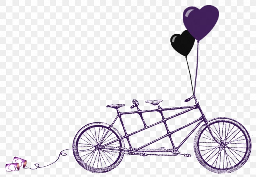 Wedding Invitation Tandem Bicycle RSVP, PNG, 1304x904px, Wedding Invitation, Bicycle, Bicycle Accessory, Bicycle Drivetrain Part, Bicycle Frame Download Free