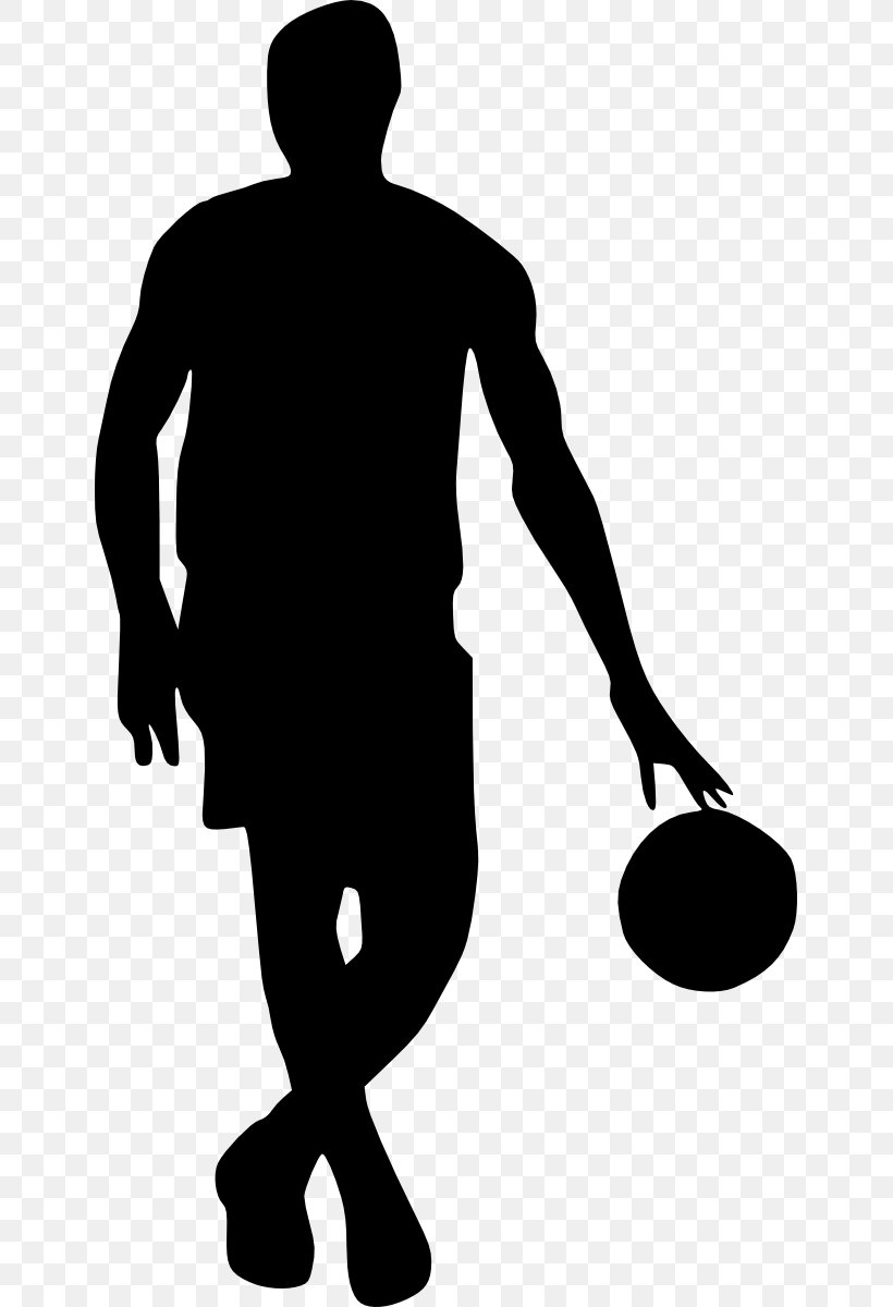 Basketball Silhouette Clip Art, PNG, 645x1200px, Basketball, Arm, Ball, Basketball Coach, Black Download Free
