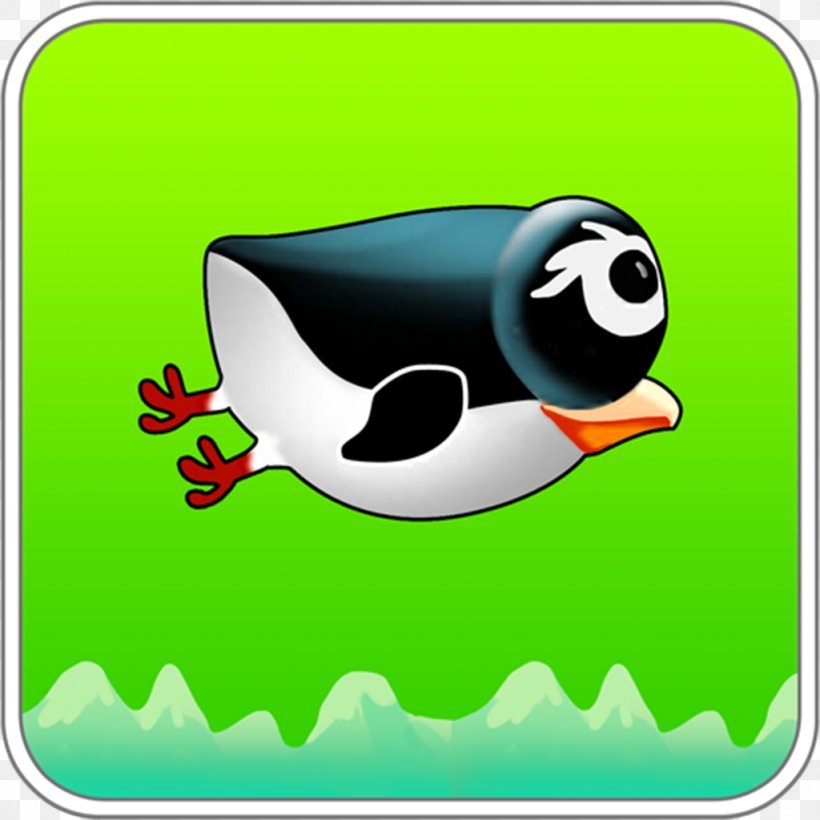 Penguin Technology Green Clip Art, PNG, 1024x1024px, Penguin, Beak, Bird, Cartoon, Flightless Bird Download Free