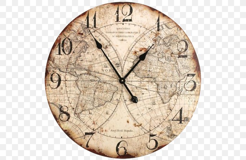 World Clock World Map, PNG, 532x533px, World Clock, Clock, Early World Maps, Furniture, Globe Download Free