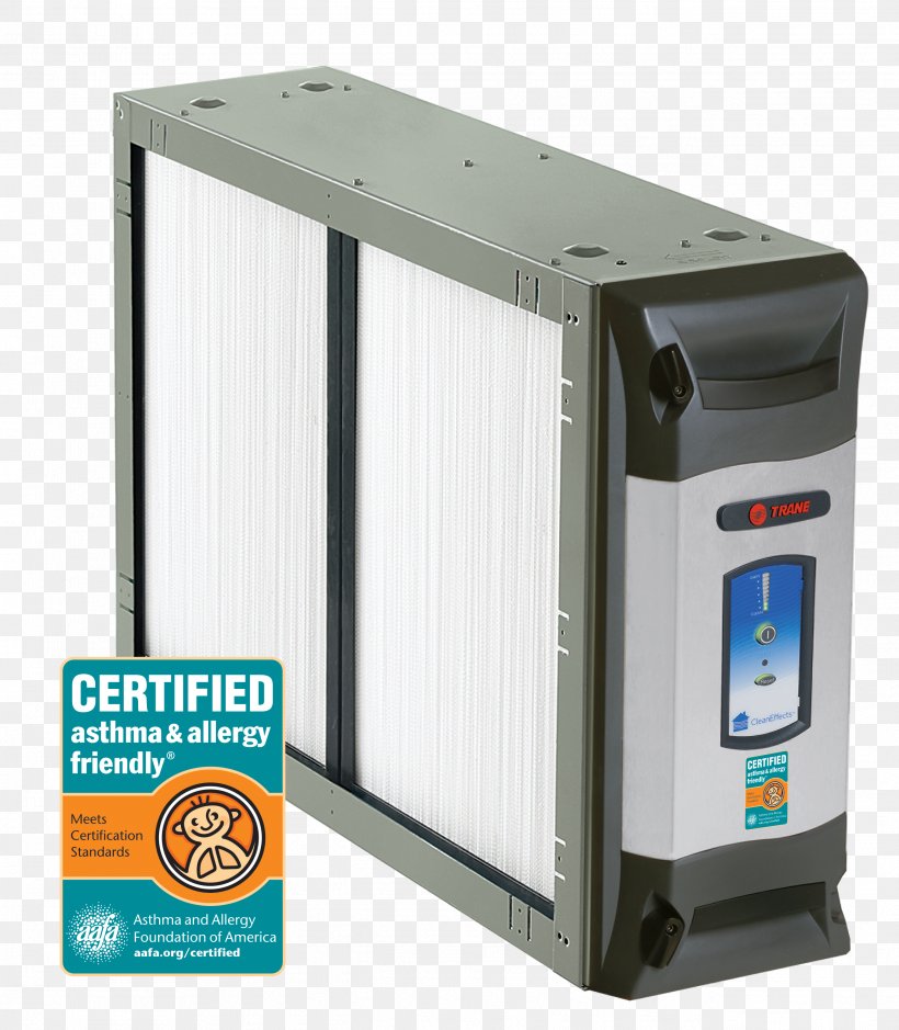 Air Filter Humidifier Air Purifiers Indoor Air Quality Trane, PNG, 2584x2959px, Air Filter, Air Handler, Air Purifiers, Allergy, Central Heating Download Free