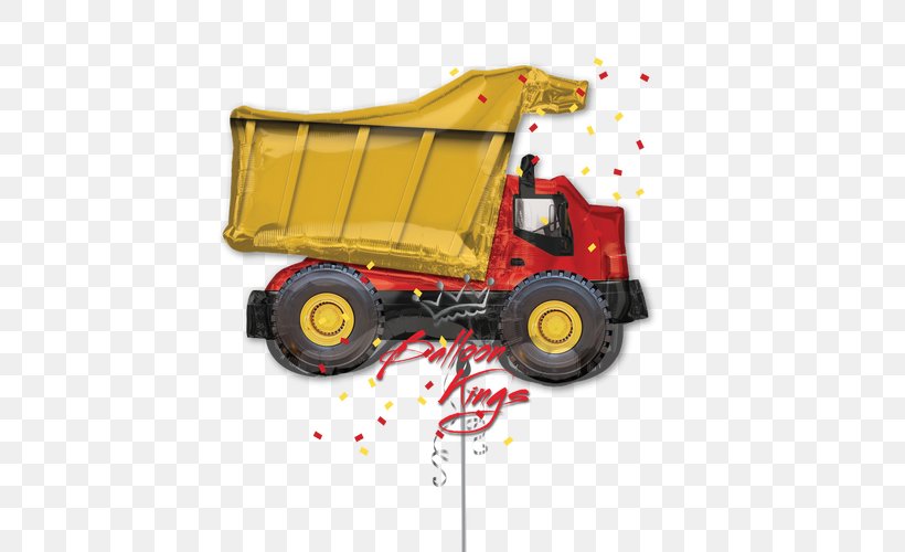 Balloon Birthday Party Dump Truck, PNG, 500x500px, Balloon, Birthday, Boy, Cargo, Centrepiece Download Free