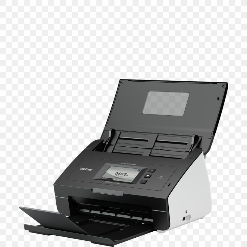 Image Scanner Automatic Document Feeder Dots Per Inch Office Supplies, PNG, 1000x1000px, Image Scanner, Automatic Document Feeder, Brother Industries, Business, Computer Download Free