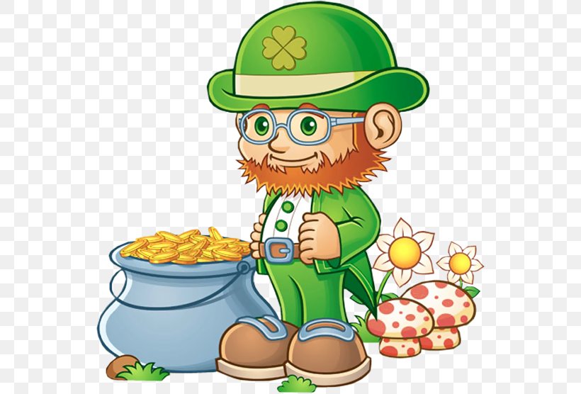 Leprechaun Saint Patrick's Day Clip Art, PNG, 550x556px, Leprechaun, Cartoon, Fictional Character, Food, Free Content Download Free