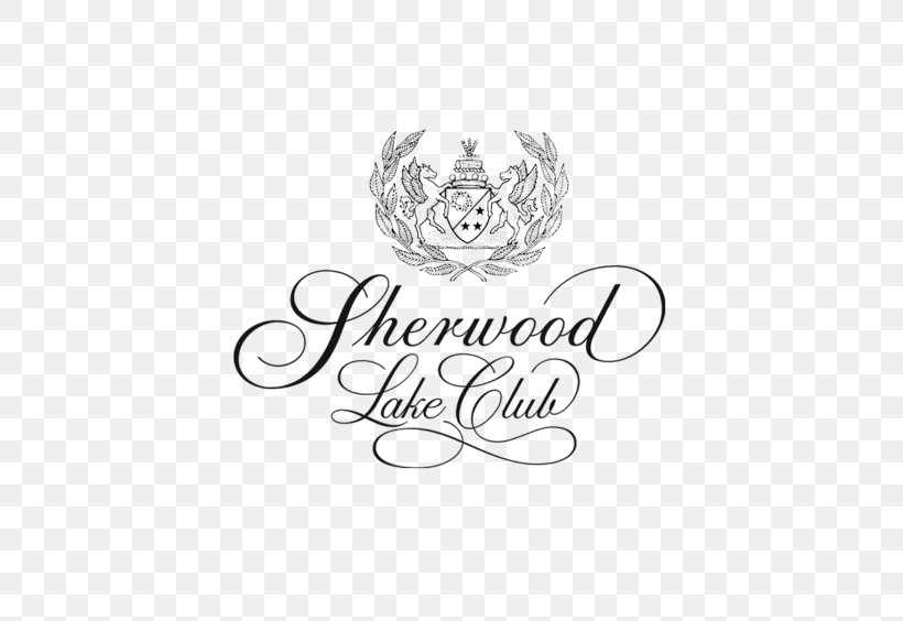 Logo Sherwood Country Club White Calligraphy Font, PNG, 705x564px, Logo, Artwork, Black And White, Body Jewellery, Body Jewelry Download Free