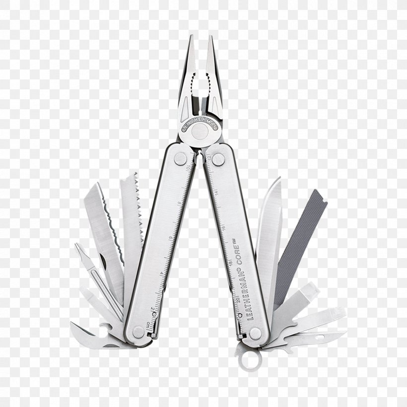 Multi-function Tools & Knives Knife Leatherman Screwdriver, PNG, 1200x1200px, Multifunction Tools Knives, Black And White, Blade, Diagonal Pliers, Knife Download Free