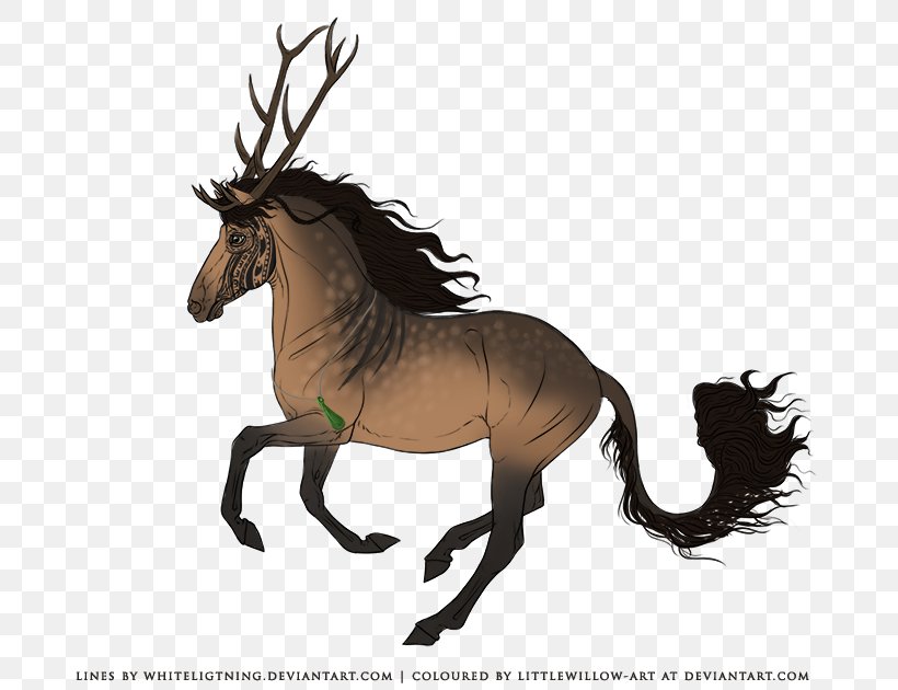 Mustang Stallion Deer Horse Tack Pack Animal, PNG, 750x630px, Mustang, Antler, Deer, Fauna, Horse Download Free