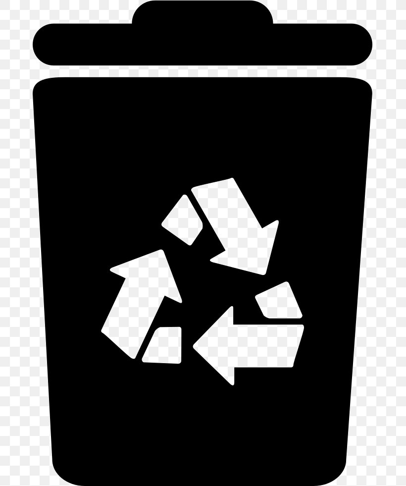 Recycling Symbol Rubbish Bins & Waste Paper Baskets, PNG, 687x981px, Recycling, Battery Recycling, Black, Black And White, Logo Download Free