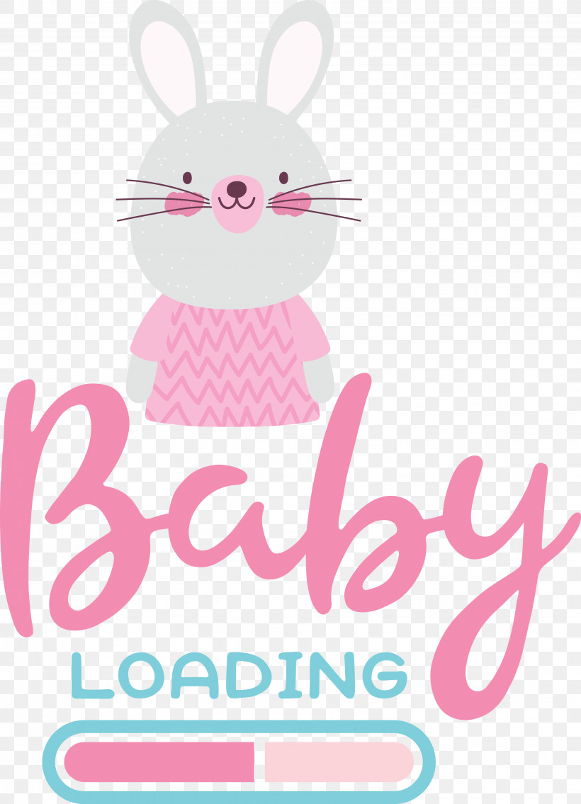 Easter Bunny, PNG, 3467x4801px, Easter Bunny, Cartoon, Logo, Meter, Pink M Download Free