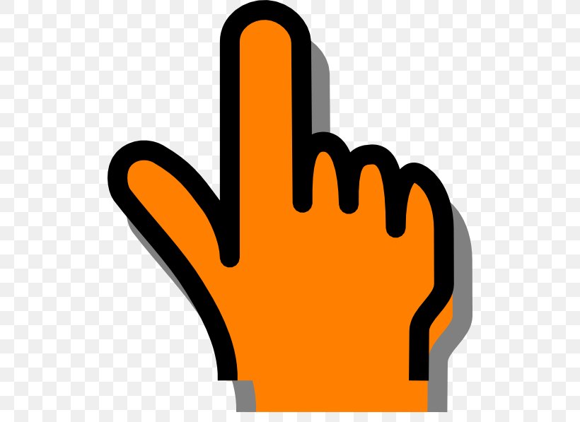 Index Finger Pointer Clip Art, PNG, 516x597px, Index Finger, Finger, Hand, Middle Finger, Orange Download Free
